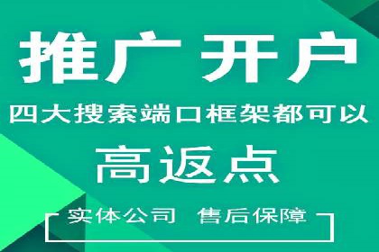 企业推广开户案例研究